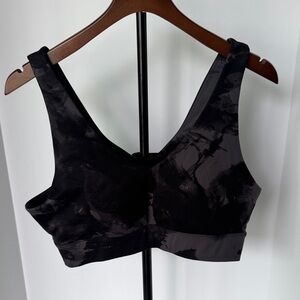 All in Motion Charcoal Tie-Dye Sports Bra